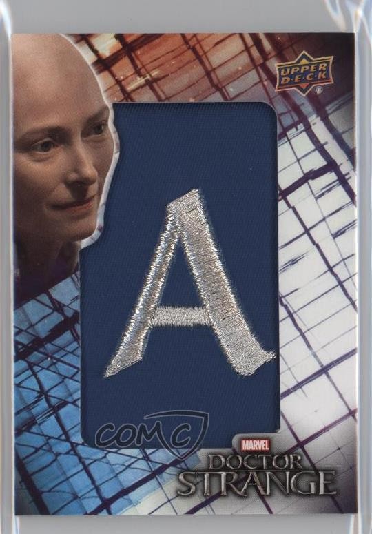 2016 Upper Deck Marvel Doctor Strange Lettermen Tilda Swinton #LPTS-10 Patch cj4