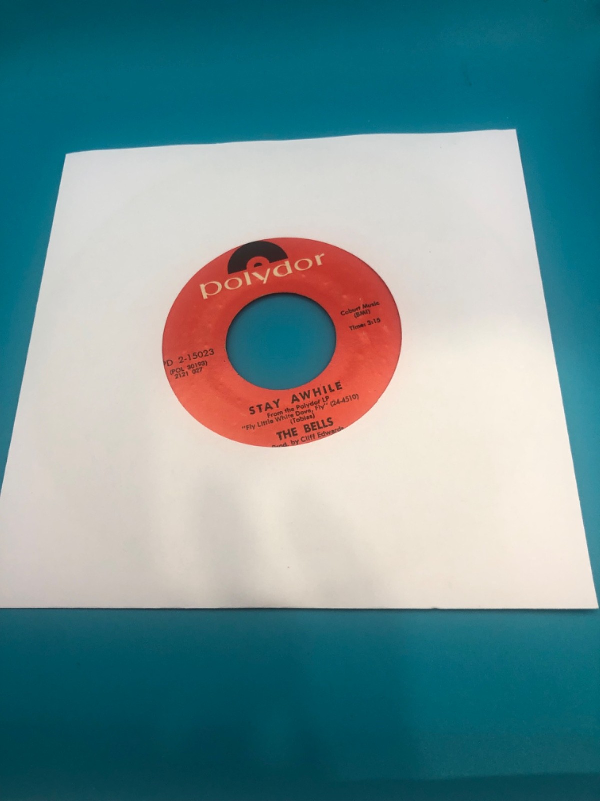 THE BELLS "STAY AWILE / SING A SONG OF FREEDOM" 45 VTG ✨VINYL ORIGINAL, POLYDOR