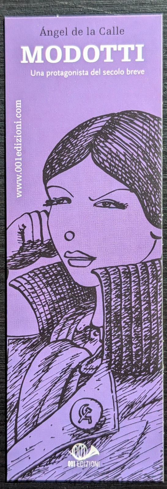 Segnalibro Modotti Tina Angel de la Calle 001 Edizioni Italian Graphic Novel
