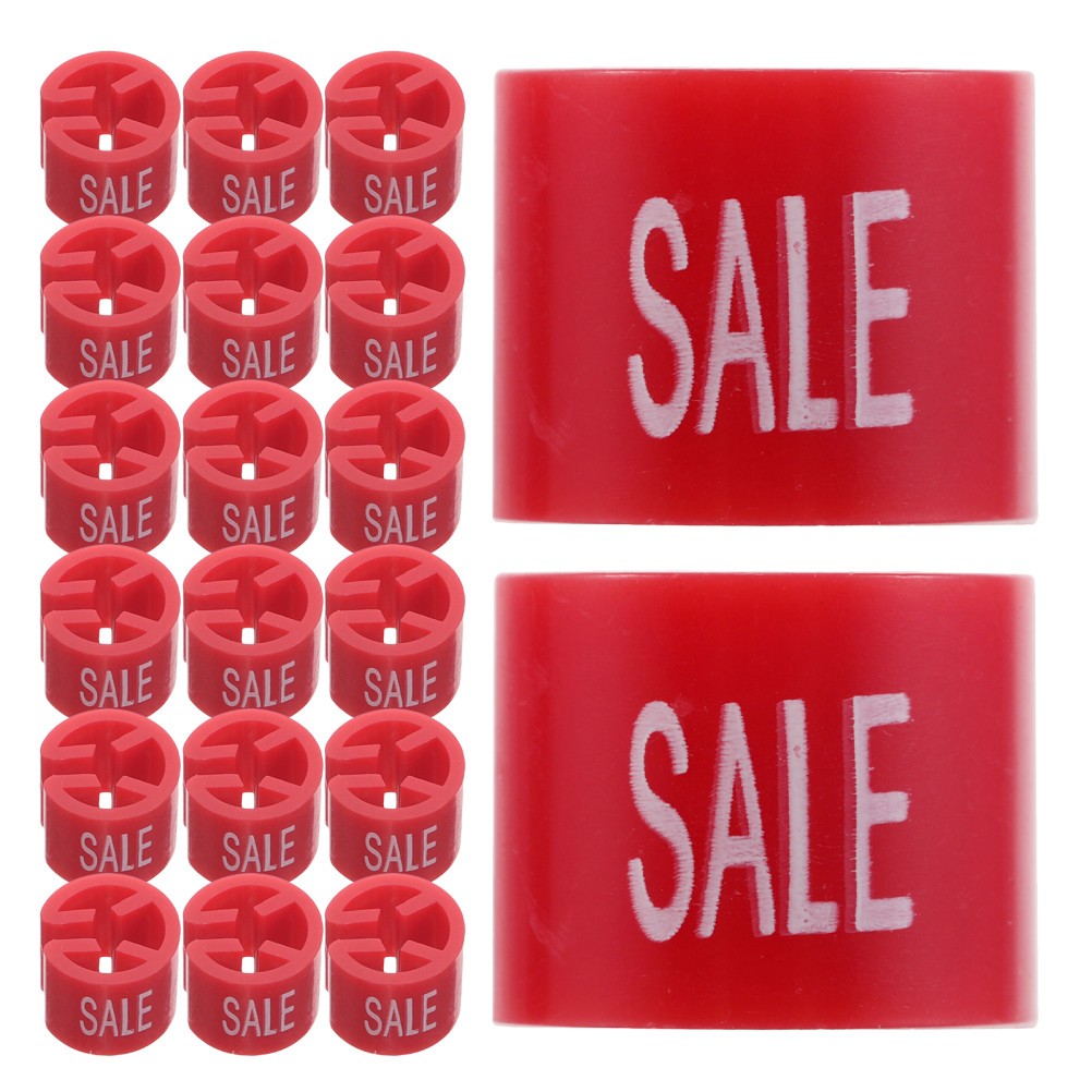 300 pcs  Sale Signs for Clothing Store, Plastic Hanger Size Markers