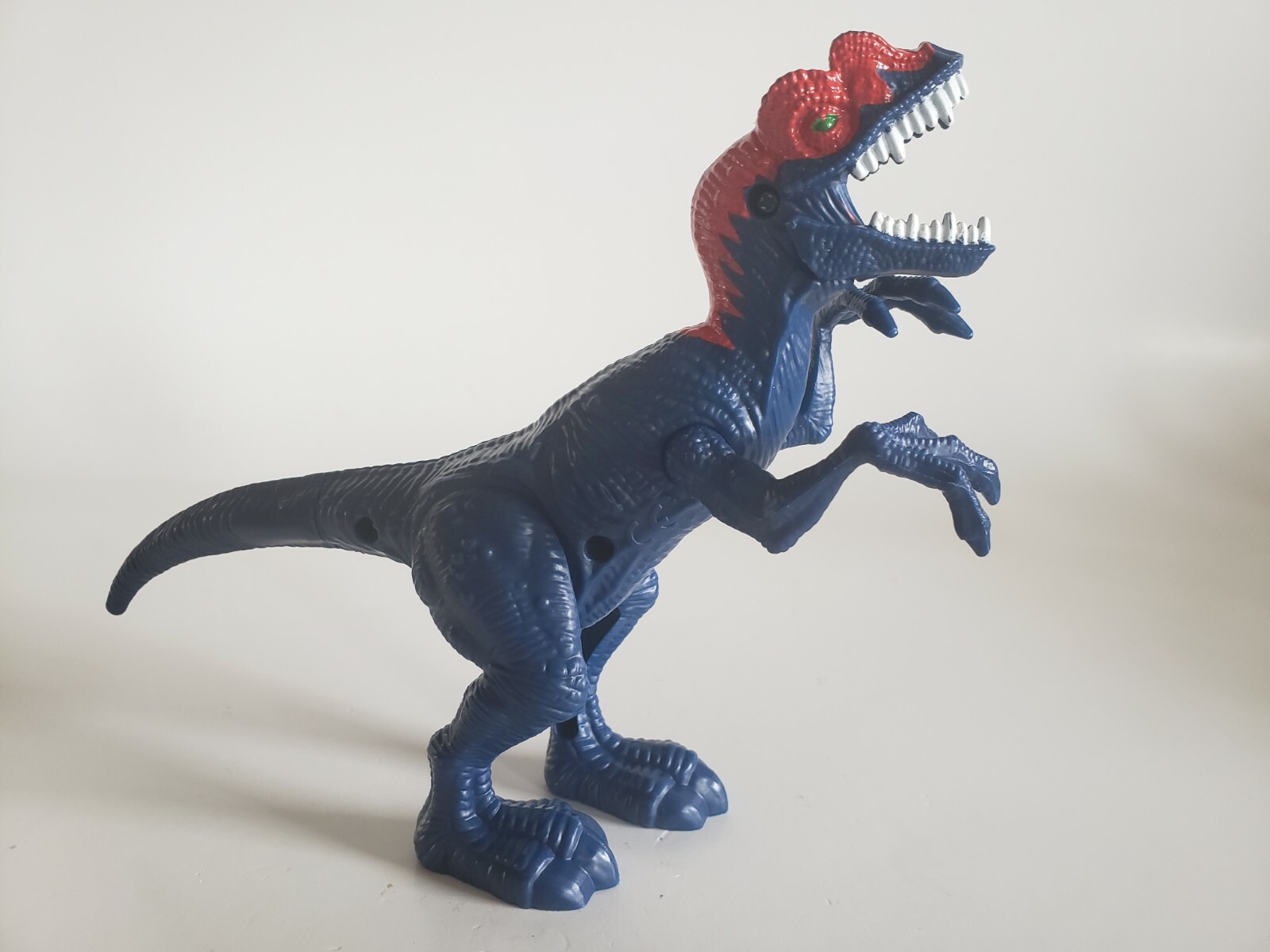 Velociraptor Blue Toy Dinosaur 6in. With  Moveable Mouth - Toys For Kids