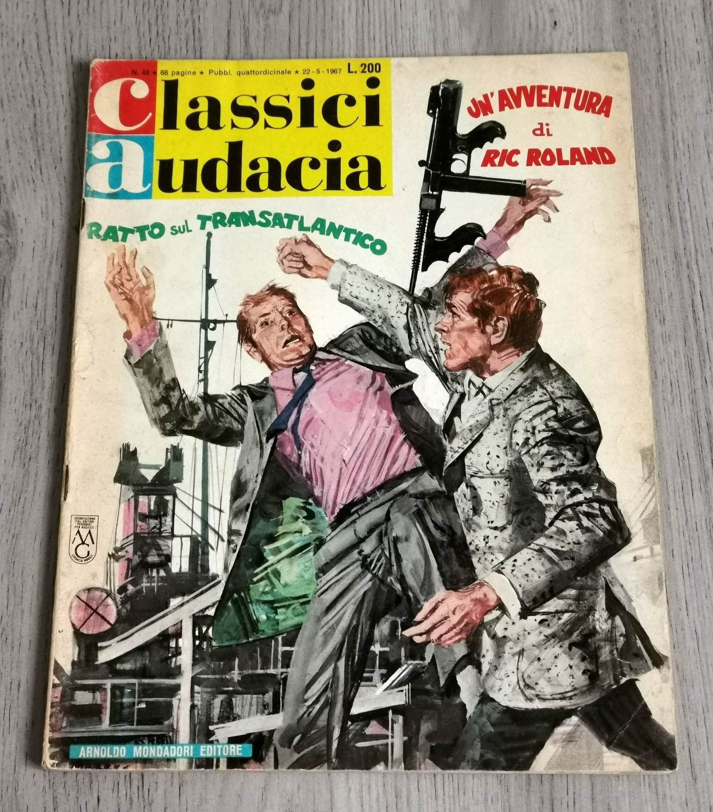 CLASSICI AUDACIA N. 48 - Tibet e Duchateu "RATTO SUL TRSANSATLANTICO" 1967