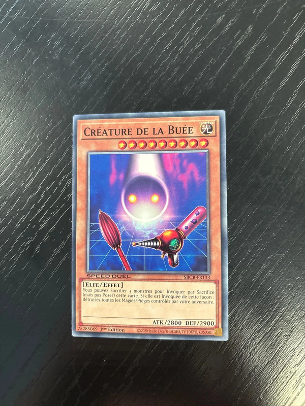 Carte Yu‑Gi‑Oh – Créature de la Buée – SBCB‑FR133 – 1ʳᵉ Édition – Speed Duel