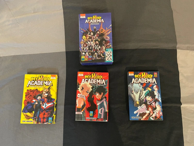 Lot de 3 Manga MHA