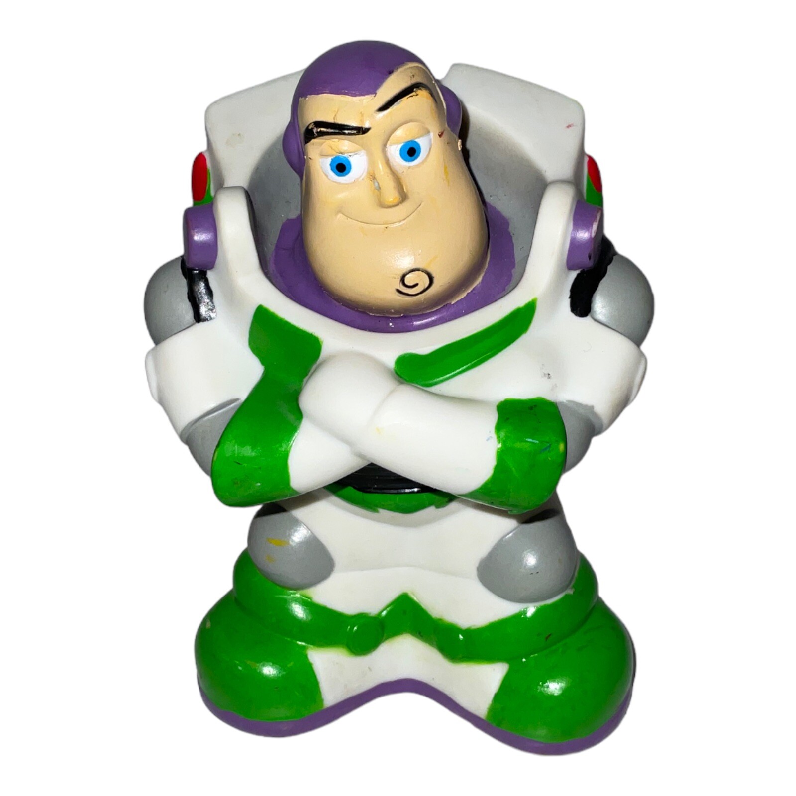 Disney Pixar Toy Story Buzz Lightyear Bath Toy Squeeze Play Toy Figure 4"