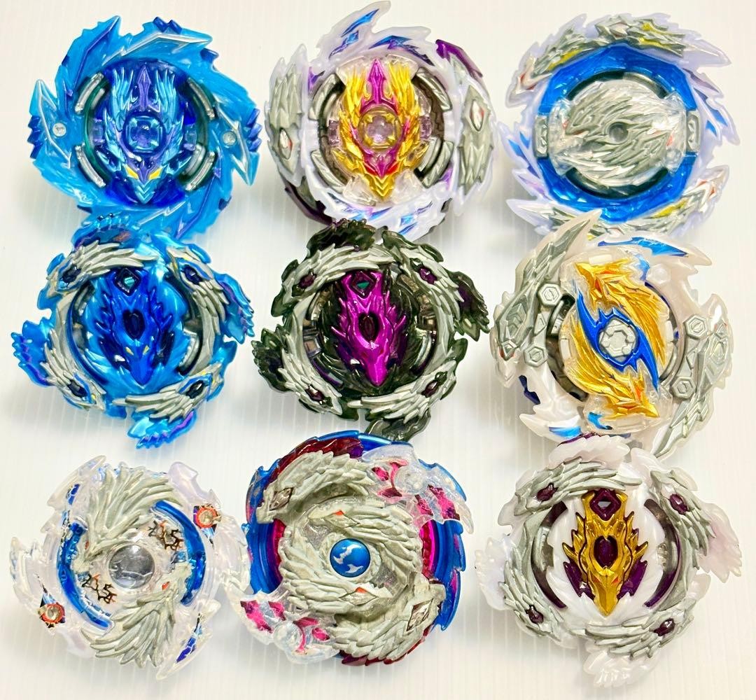 Beyblade Burst Longinus Series Set di 6 Lost Nightmare Bloody Two Rage Guilty
