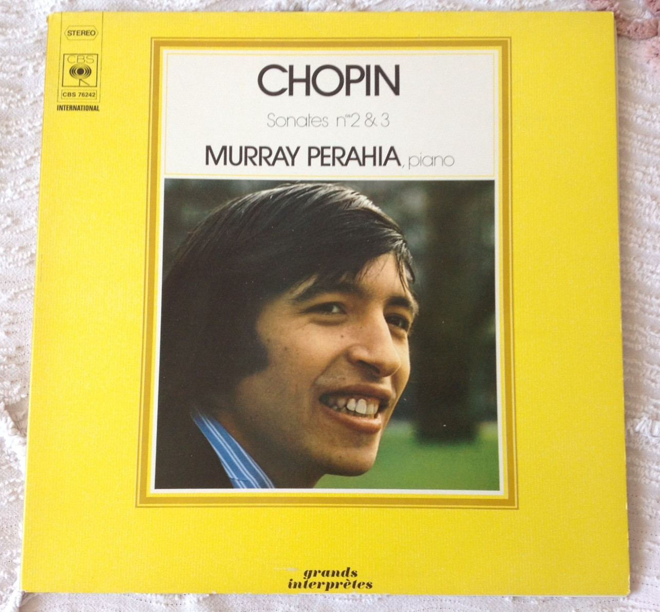 Chopin Sonatas 2 & 3 – Murray Perahia – CBS 76242 – Classical Piano LP