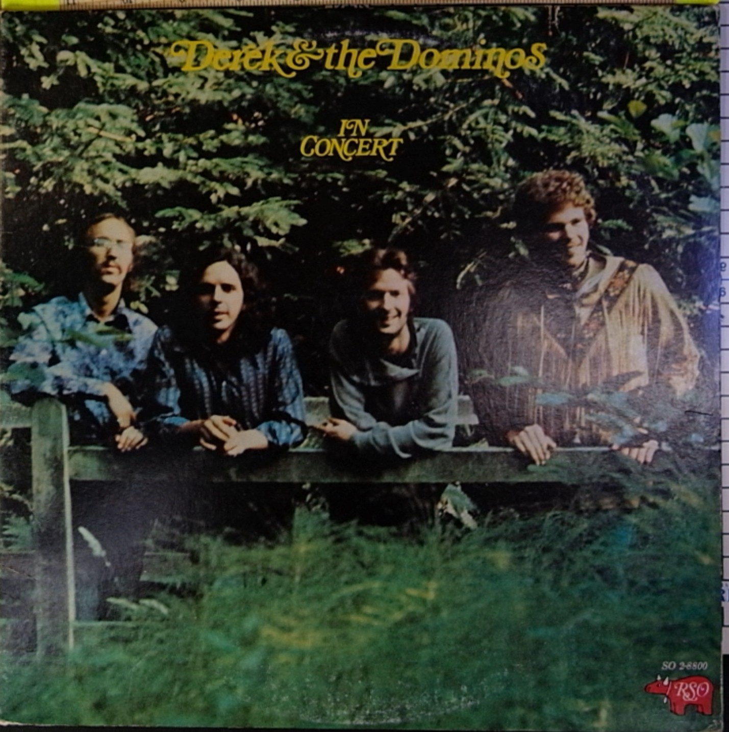 Derek & The Dominos In Concert Vinyl Record 1973 RSO SO 2-8800 Double 2LP Stereo