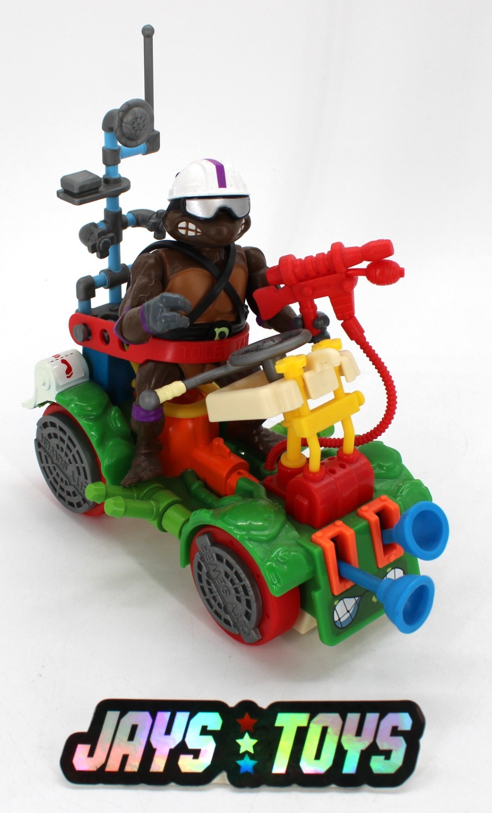 2024 Playmates Toys Teenage Mutant Ninja Turtles Toilette Taxi con Donatello