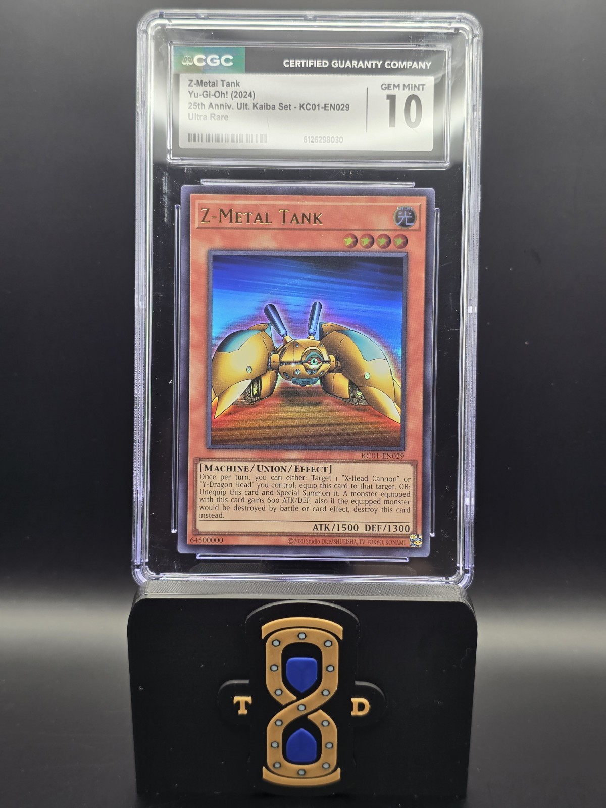 Z-Metal Tank KC01-EN029 25° Anniversario Ultimate Kaiba Set CGC 10 Yu-Gi-Oh! TCG