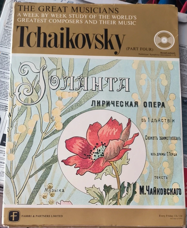 Libreto con disco Tchaikovsky IV