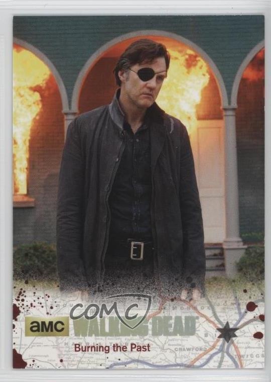 2016 The Walking Dead Stagione 4 Parte 1 Silver Foil 46/99 Philip Blake #14 0ad
