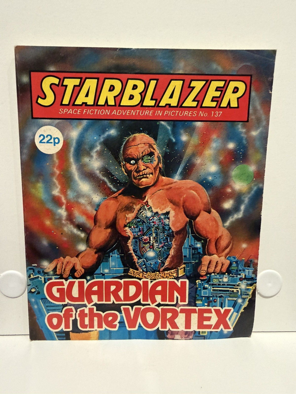 STARBLAZER COMIC # 137 -  Guardian of The Vortex Fantasy Fiction in Pictures 