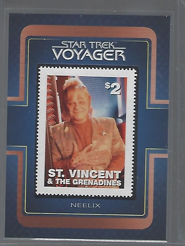 Star Trek Voyager archivi e timbro Neelix VS5