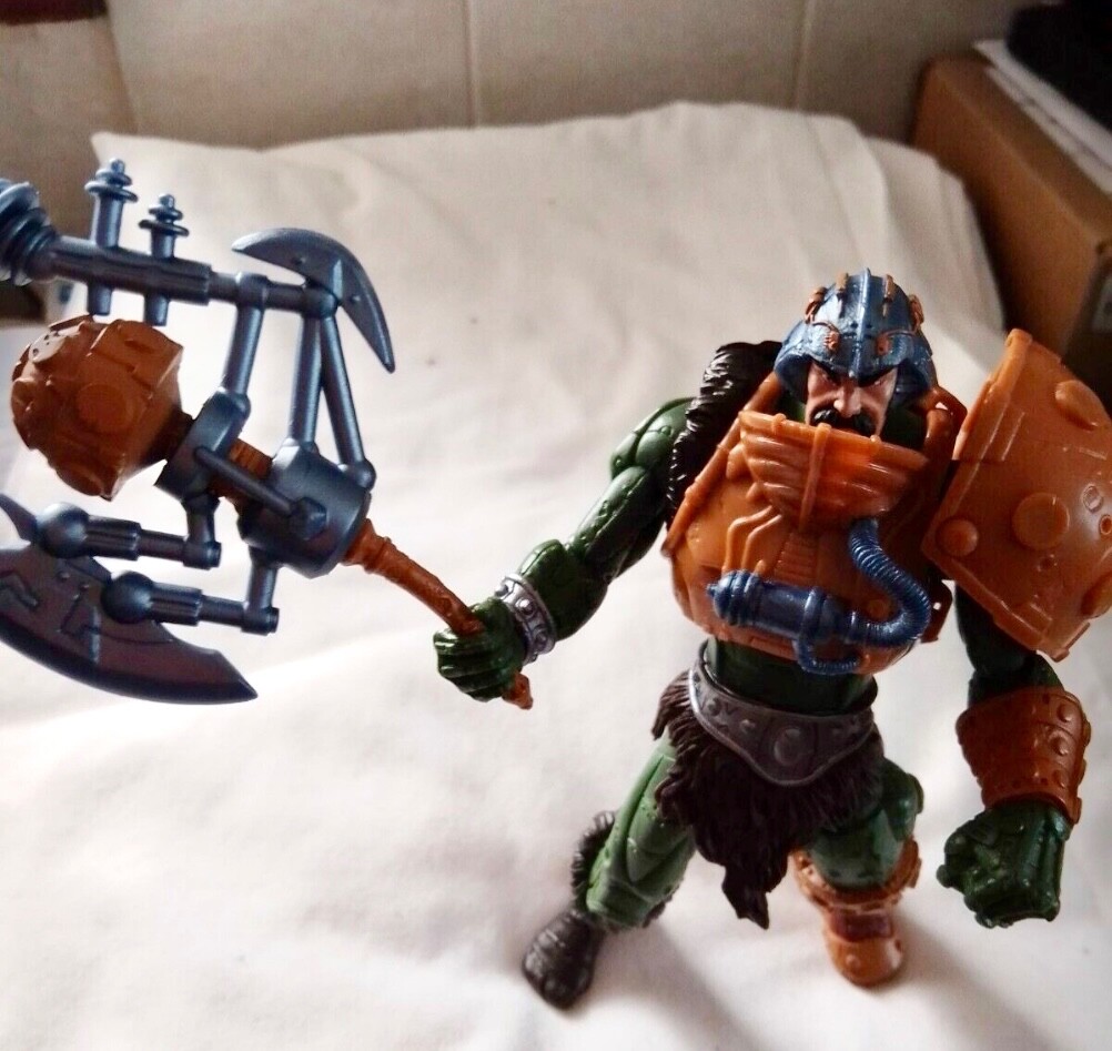 Mattel Masters of the Universe MOTU Figure MAN-AT-ARMS with Smashing Arm