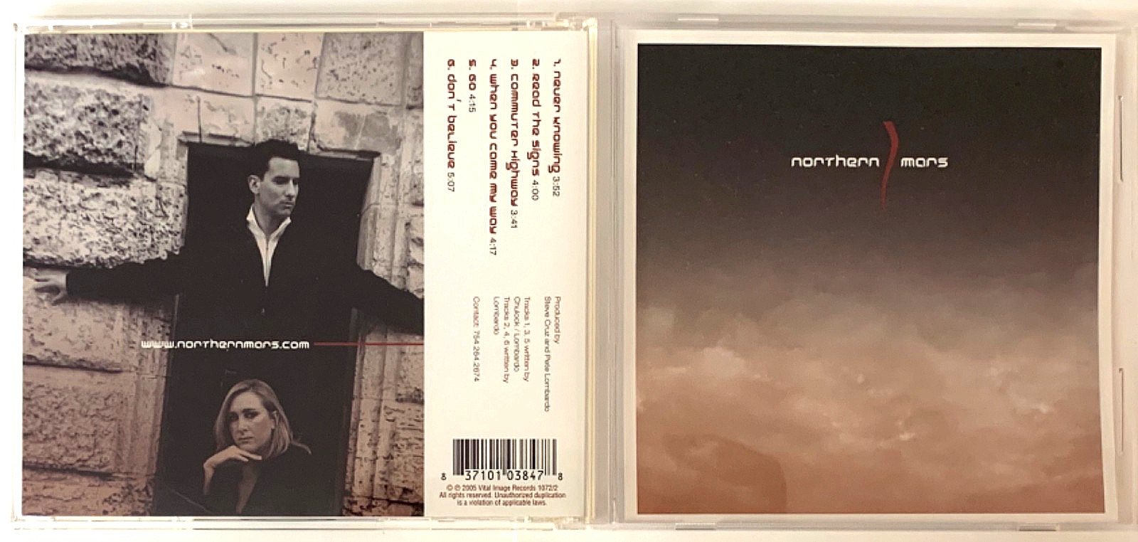 NORTHERN MARS Self-Titled AUDIO CD Vital Image Records 2005 Rare 6-Tracks NICE!