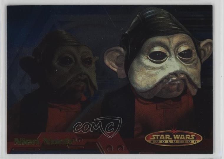 2001 Topps Star Wars: Evolution Nien Nunb #52 2k3
