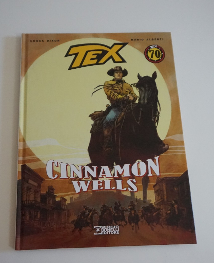 Tex cartonato Cinnamon Wells Mario Alberti Bonelli Edit. 2018
