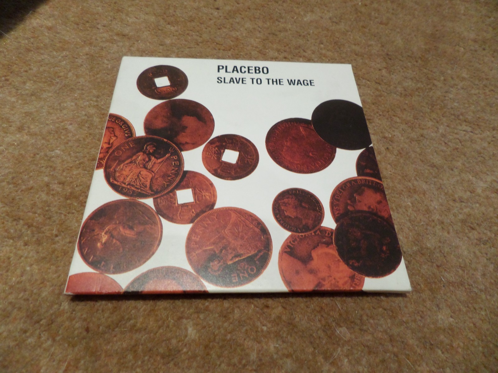 CD SINGLE - PLACEBO SLAVE TO THE WAGE - CD 1