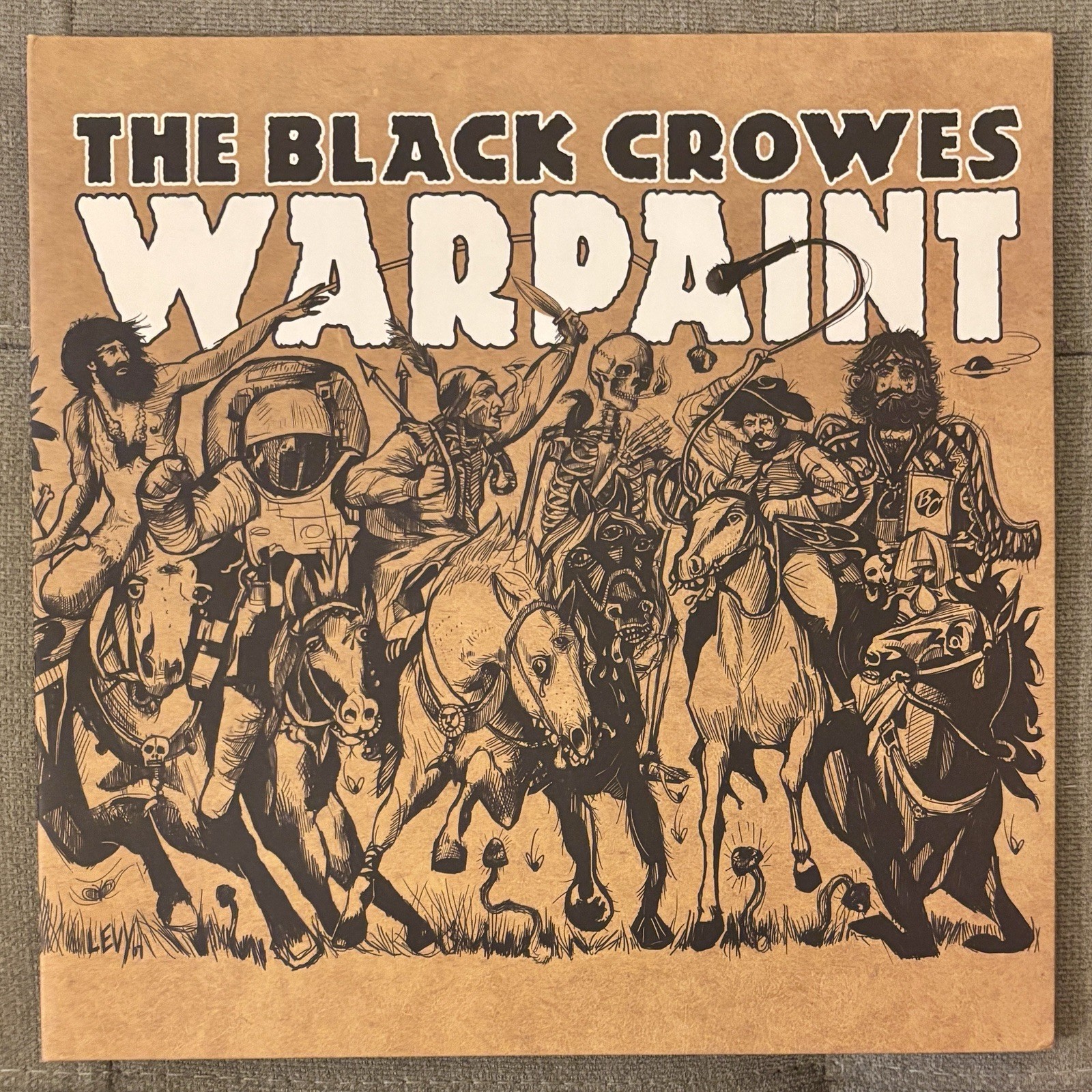 Vinyl Lp Black Crowes Warpaint 2008 1st Pressing Gatefold Classic Rock 180g