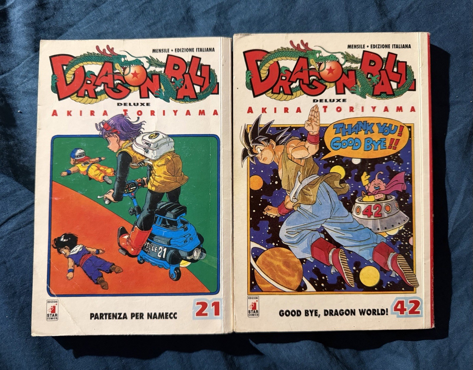 Star Comics Dragon Ball Deluxe 2 vol. n.21+n.42 Toriyama ITA 1995