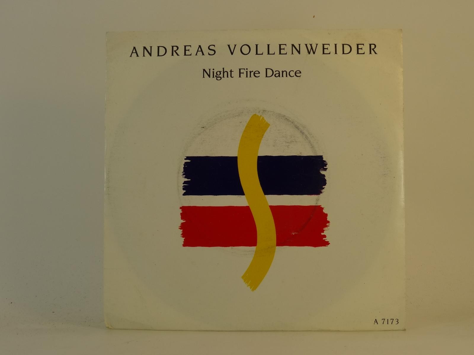 ANDREAS VOLLENWEIDER NIGHT FIRE DANCE (55) 2 Track 7" Single plus Picture Sleeve