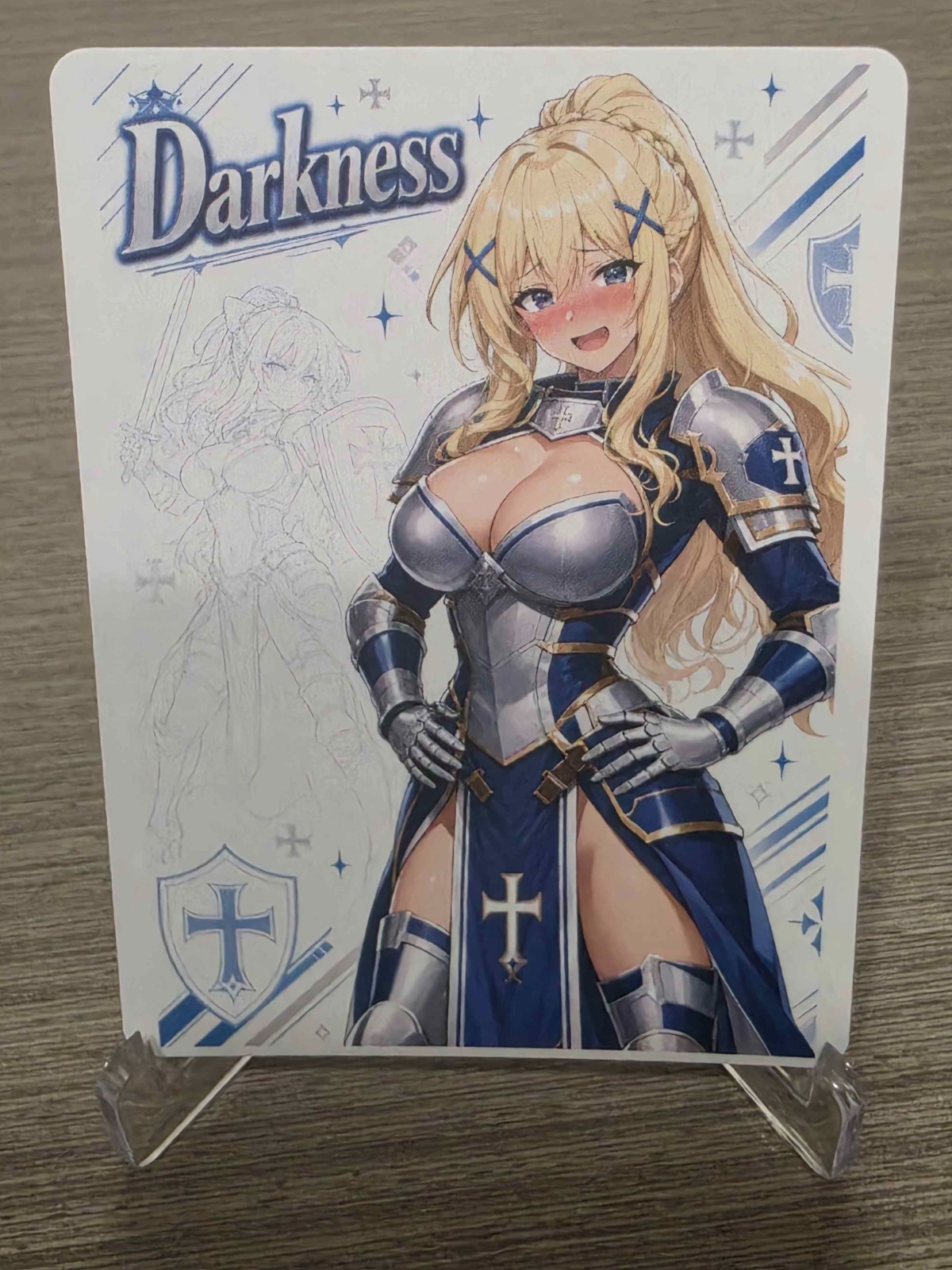 Darkness Konosuba Model Edition Card Personalizzata Serie Neko Nevi