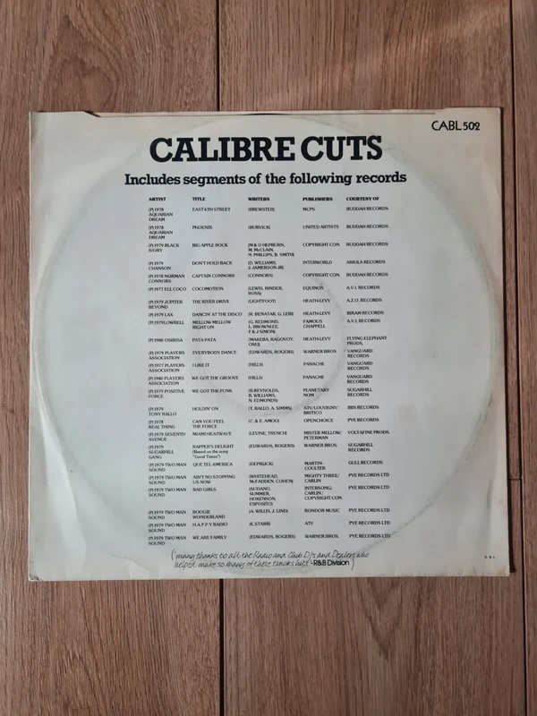 Calibre Cuts – Various Artists – LP Vinile Compilation – Pye Records