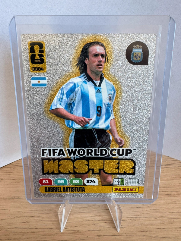 Panini adrenalyn world cup 26’ Batistuta