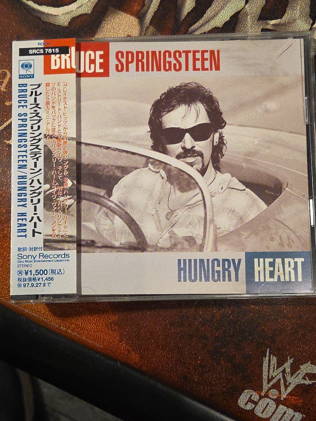 Bruce Springsteen Hungry Heart Japan CD Single OBI SRCS 7815 1995