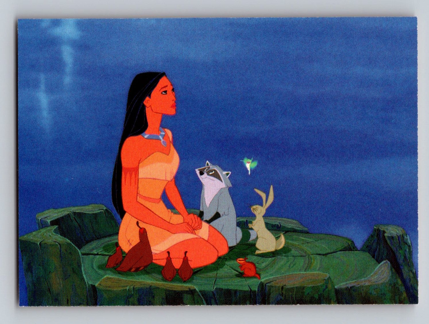 1995 Disney Pocahontas Disney's Pocahontas Percy Flit Pocahontas Meeko [e309]