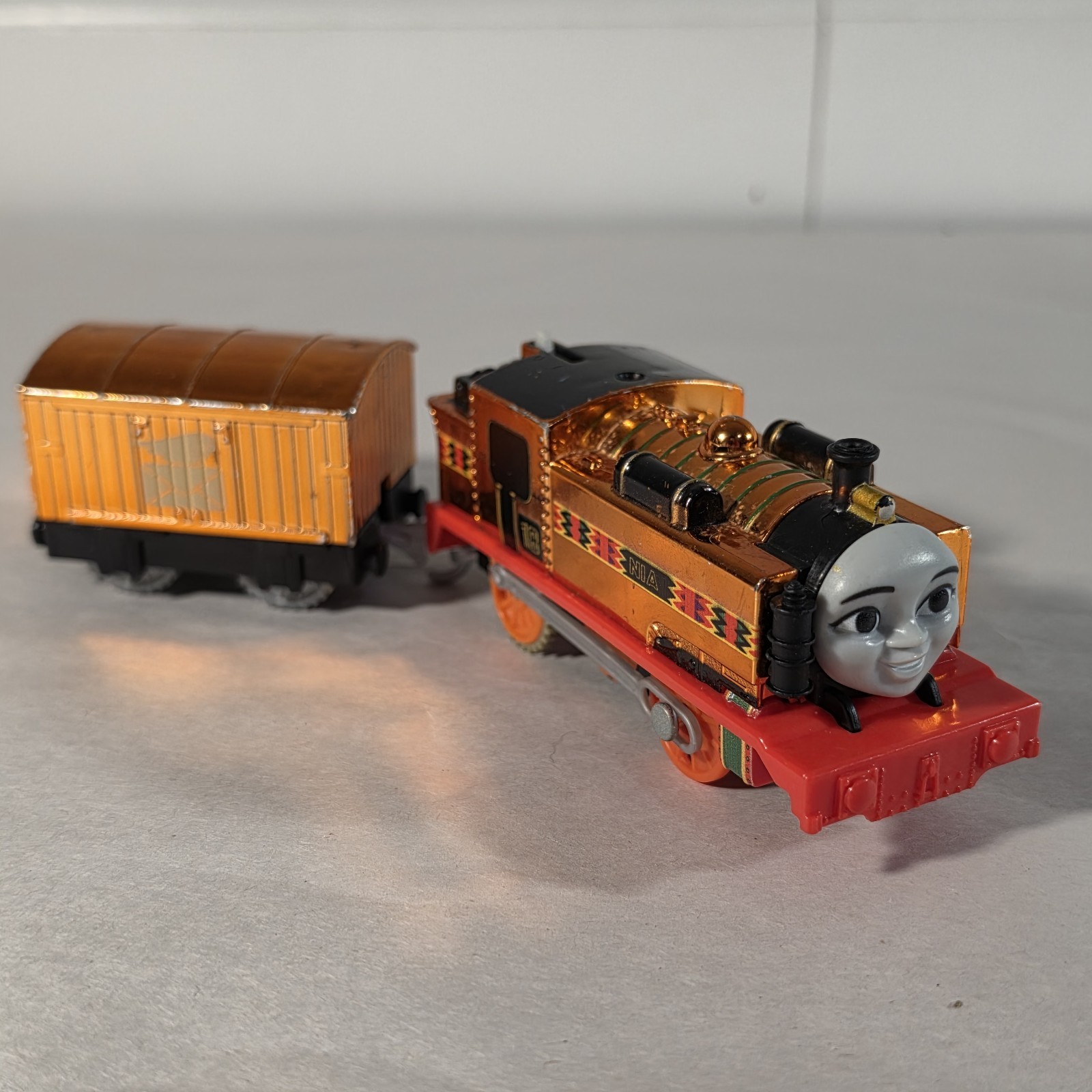 Trackmaster 75° Celebrazione Metallizzato Nia Treno Motorizzato Thomas & Friends +Mini