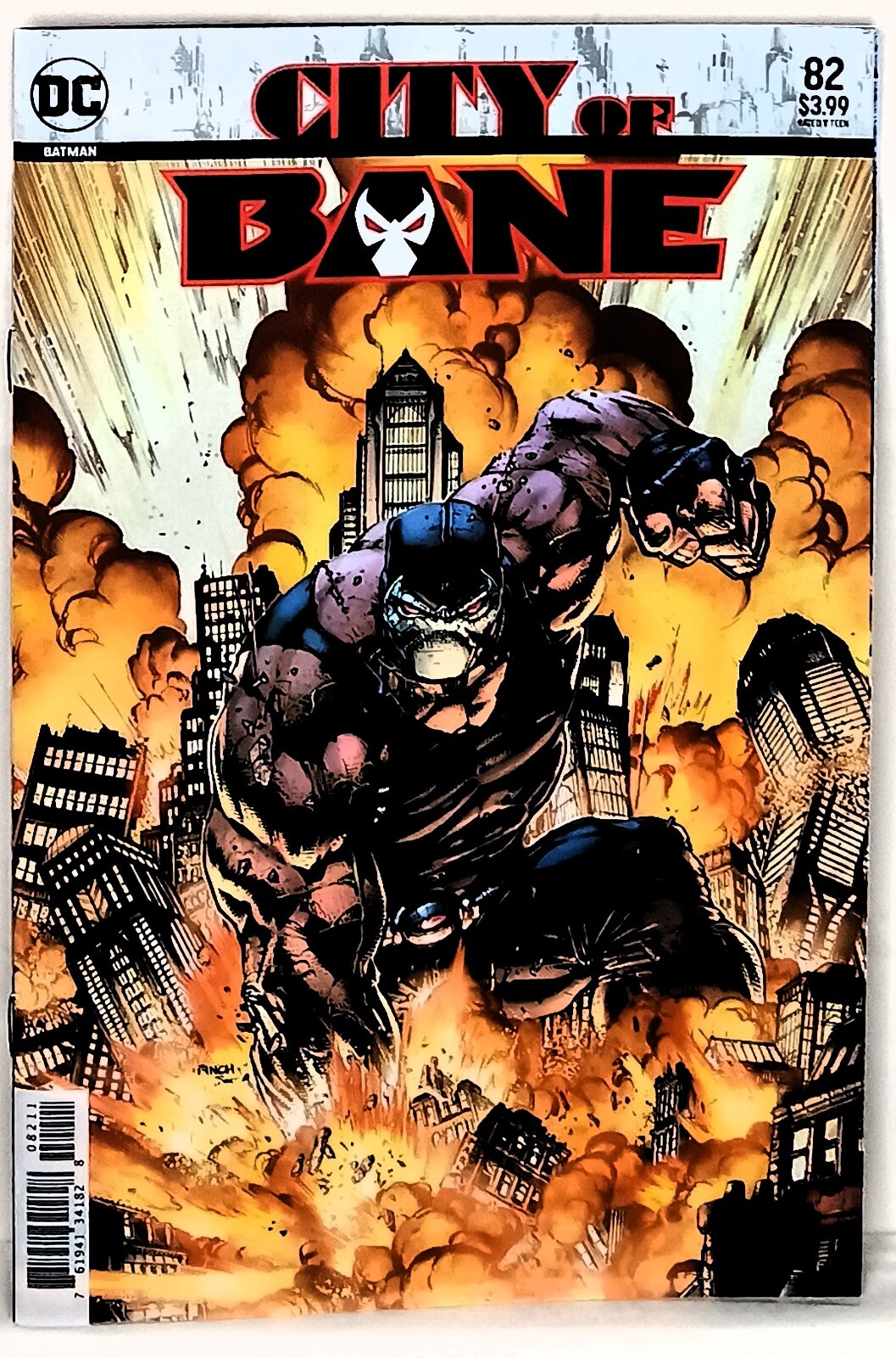 BATMAN #82 | Copertina in acetato David Finch | Città di Bane Parte 8 | DC Comics