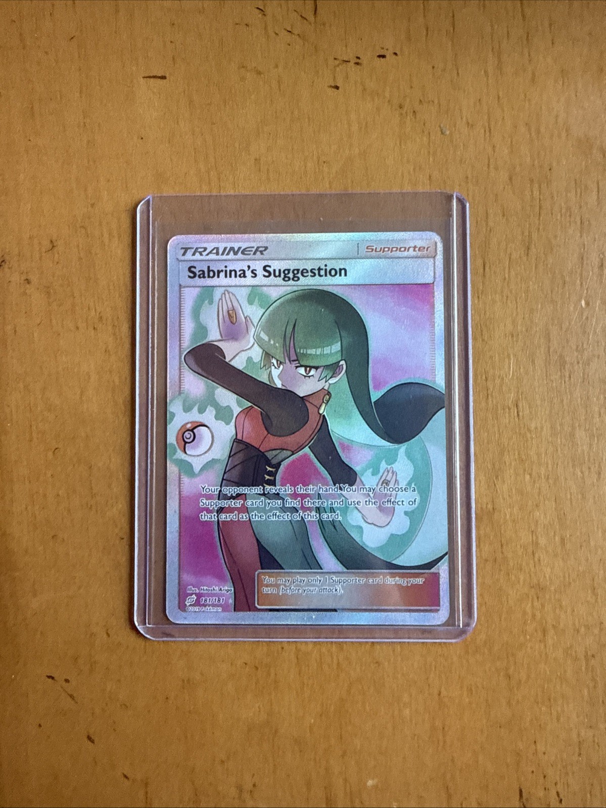 Sabrina's Suggestion (Full Art) 181/181 Sm-Team Up Holo