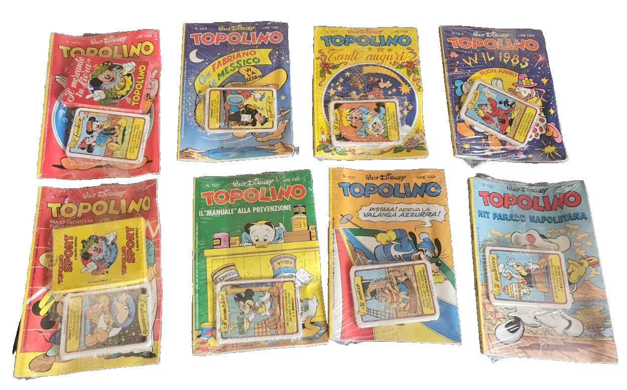 TOPOLINO 1416-1423 COI DUE MAZZI MERCANTE IN FIERA