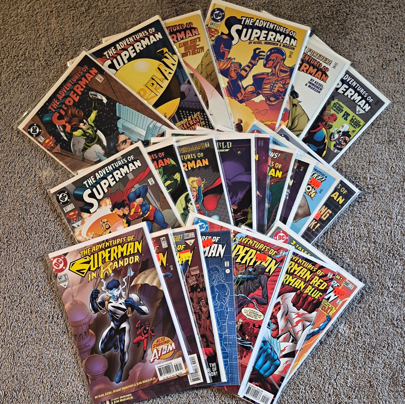 Le avventure di Superman #521-532,540-541,544,547,549-552,554-556 (1995)