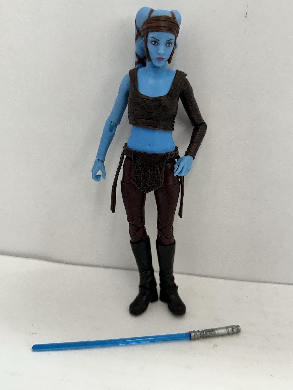Star Wars Serie Nera Aayla Secura Completo 6" Figure Attacco dei Cloni 2022