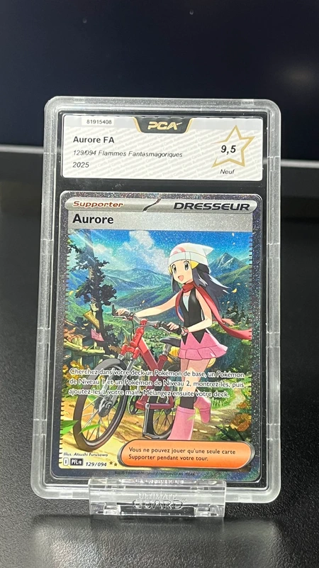 Aurore 129/094 SAR - Gradée PCA 9.5 Neuf FR (carte Pokémon)