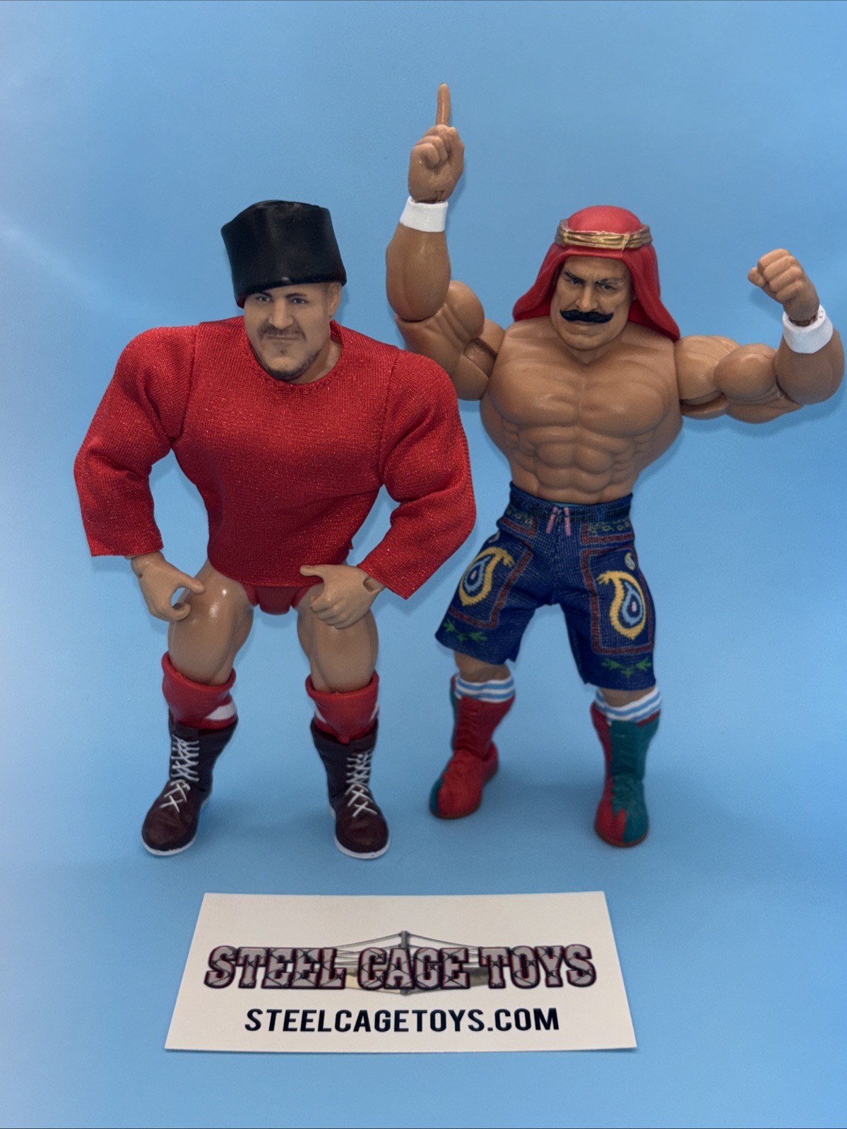 WWE MATTEL SUPERSTARS IRON SHEIK VOLKOFF RARO ESCLUSIVO WRESTLING FIGURE LOTTO WWF