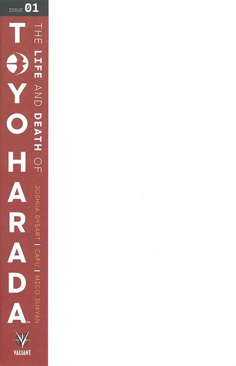 The Life and Death of Toyo Harada #1 NM Blank Sketch Variant (Valiant 2019)