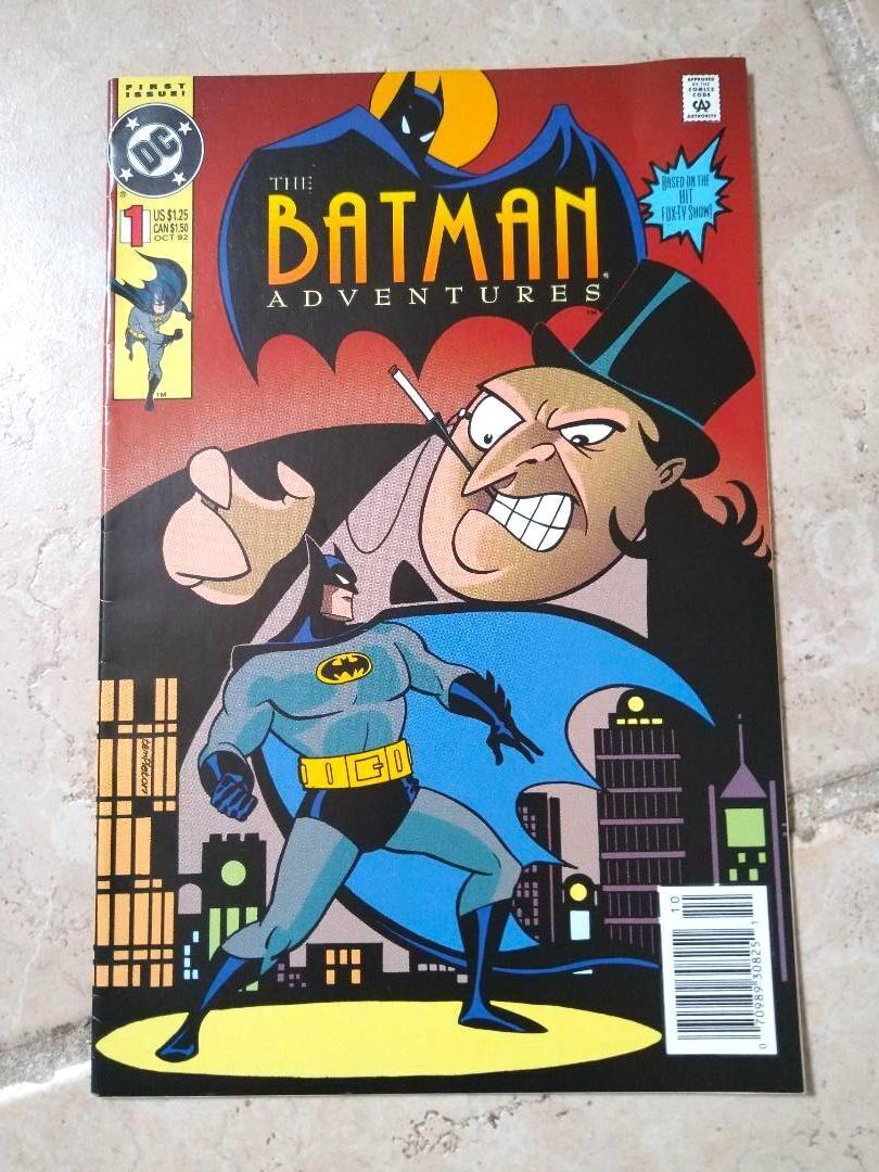 Batman Adventures #1 DC Comics 1992 Pinguino e Joker apparizione serie TV animata