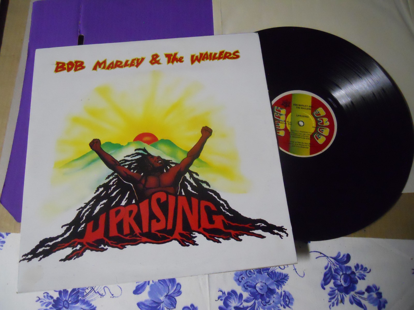 BOB MARLEY & WAILERS-UPRISING-REGGAE SOUL LP ON TUFF GONG-1ST PRESS