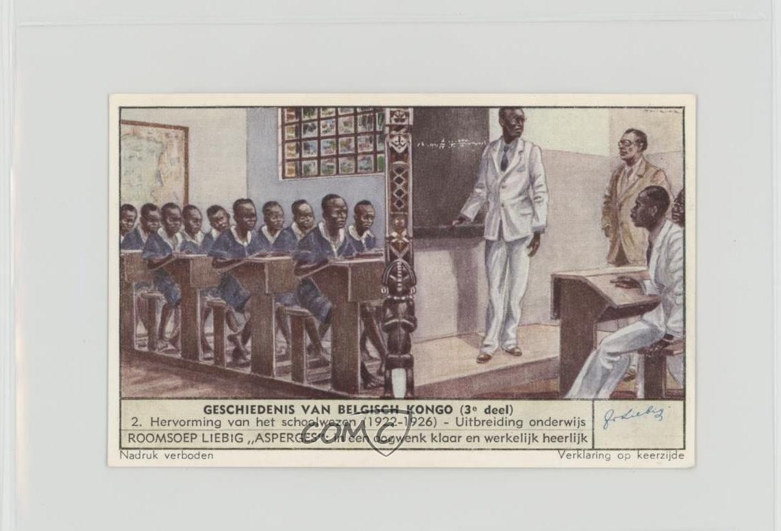 Liebig anni 50 Storia del Congo Belga 3° Serie Olandese #2 0y5