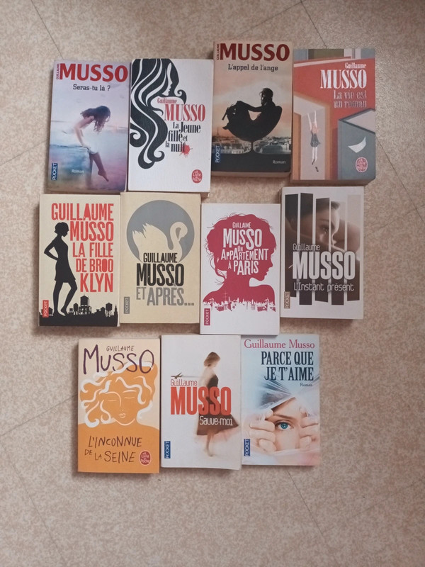 Guillaume Musso (à choisir parmis le lot)