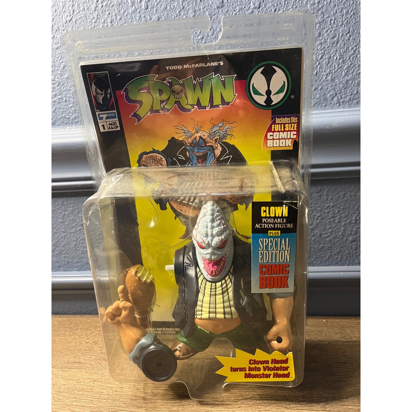 Todd McFarlane Spawn Clown Action Figure Edizione Speciale Fumetto 1994