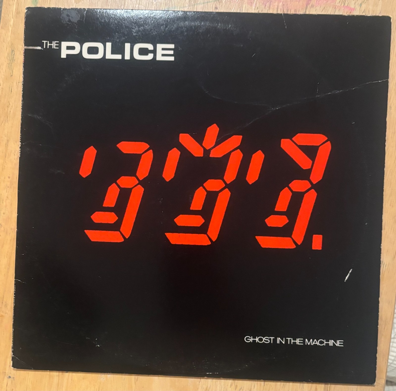 The Police Ghost in the Machine LP A&M SP-3730 w/ Inner Sleeve Play Tested