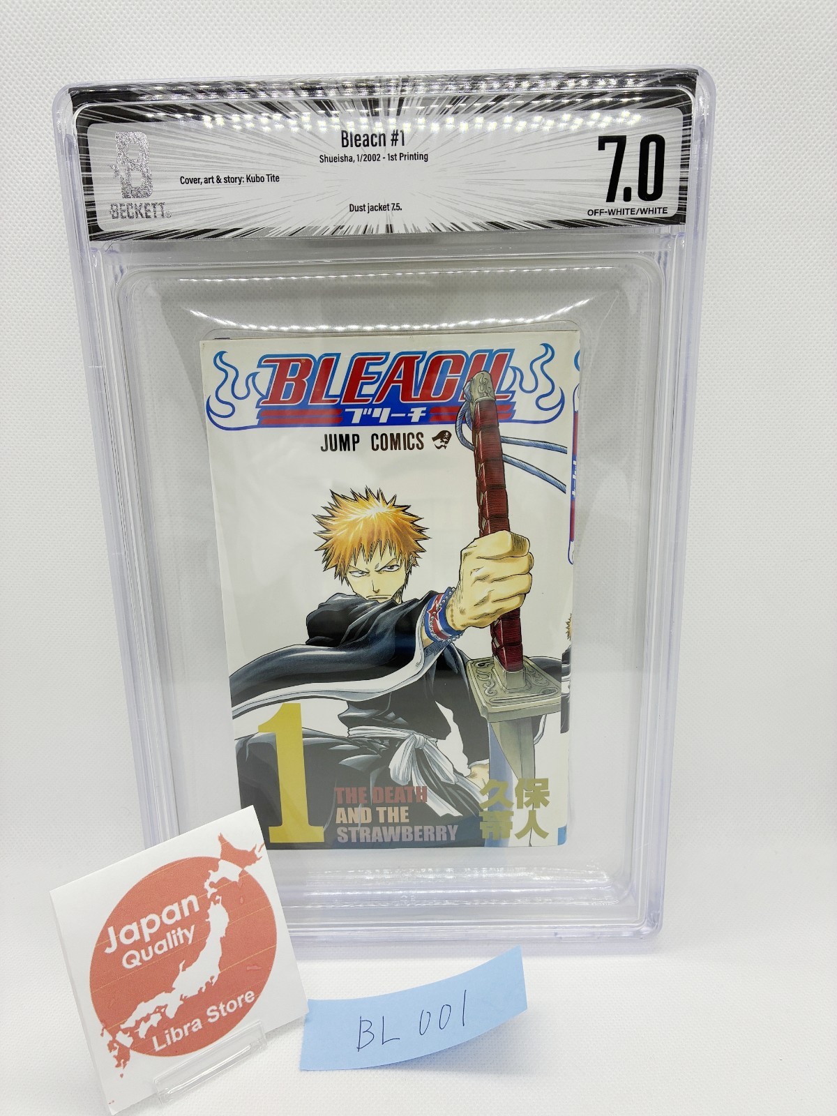 BGS 7.0 Bleach Vol.1 Prima Stampa 1a Edizione Manga Giapponese BL001