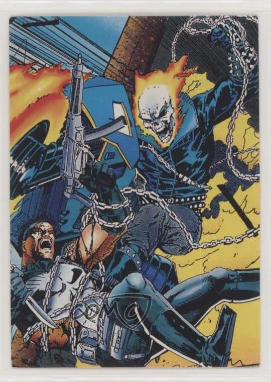 1992 Marvel The Punisher Guts and Gunpowder (voce diario di guerra) Ghost Rider 0nl0