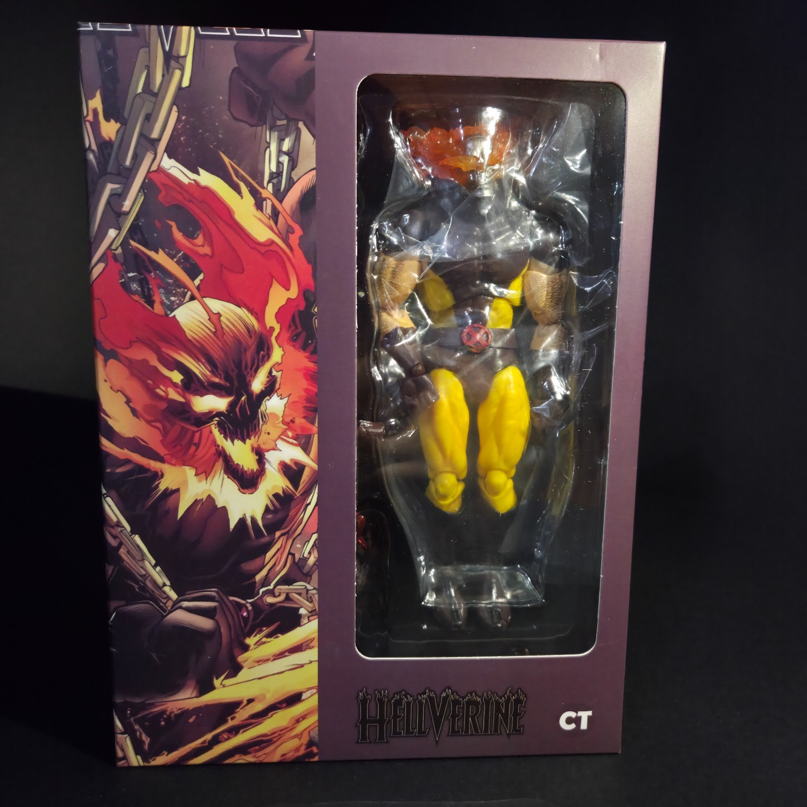 Hellverine Wolverine Marvel X-Men Action Figure CT con Scatola