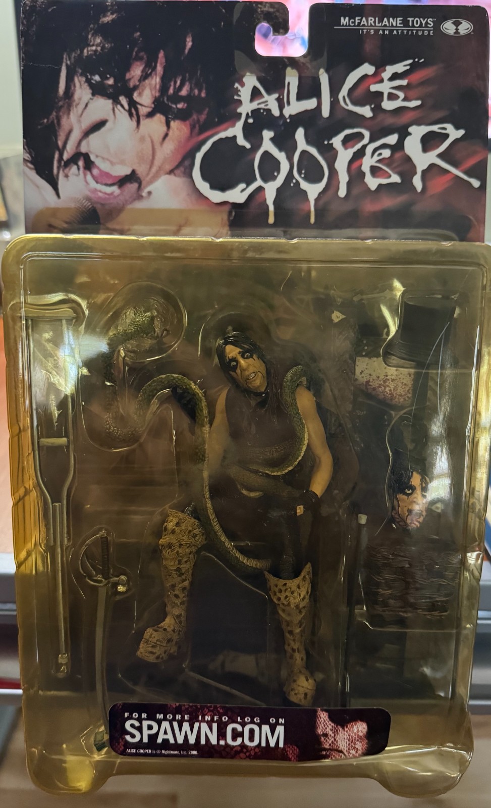 Alice Cooper Super Stage Action Figure 2000 McFarlane Toys Sealed New